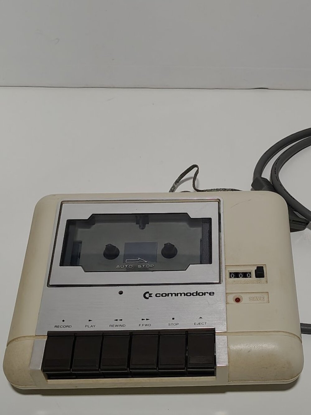 Vintage Commodore C2N Datasette Cassette Recorder PET VIC-20 C64 Untested